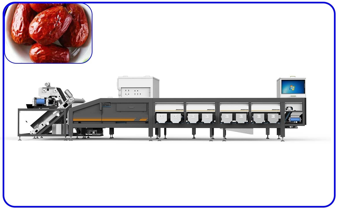 380V 50Hz 6 Channel Robot Sorting Machine Electric Drive For Dates